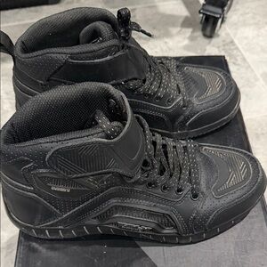 Sleek Black High-Top Sneakers for Men